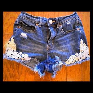 Size 00 high wasted short shorts